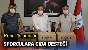 Konak’ta amatör sporculara gıda desteği