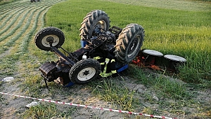 Manisa’da traktör devrildi: 1 ölü    
