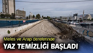 Meles ve Arap derelerinde yaz temizliği başladı