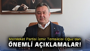 Memleket Partisi Kurucu İl Başkanı Cüneyt Oğuz'dan önemli açıklamalar!