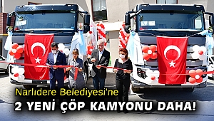 Narlıdere Belediyesi'ne 2 yeni çöp kamyonu daha!