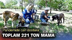 Pandemide can dostlara toplam 221 ton mama