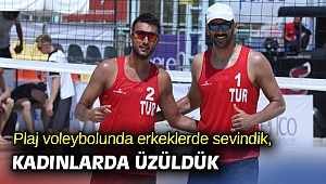 Plaj voleybolunda erkeklerde sevindik, kadınlarda üzüldük