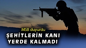 Şehidin kanı yerde kalmadı: 2 terörist etkisiz hale getirildi
