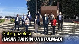 Şehit gazeteci Hasan Tahsin anıldı