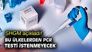 SHGM açıkladı! Bu ülkelerden PCR testi istenmeyecek