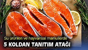 Su ürünleri ve hayvansal mamullerde tanıtım atağı