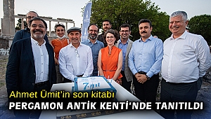 Ahmet Ümit’in son kitabı Pergamon Antik Kenti’nde tanıtıldı