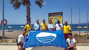 Aliağa Ağapark Plajına 5. kez Mavi Bayrak