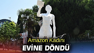 Amazon Kadını evine döndü