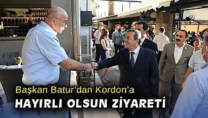 Başkan Batur’dan Kordon’a hayırlı olsun ziyareti