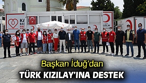 Başkan İduğ’dan Türk Kızılay’ına destek