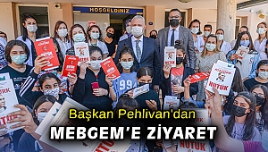 Başkan Pehlivan'dan MEBGEM'e ziyaret