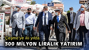 Başkan Soyer: Çeşme'ye iki yılda yaklaşık 300 milyon liralık yatırım yaptık