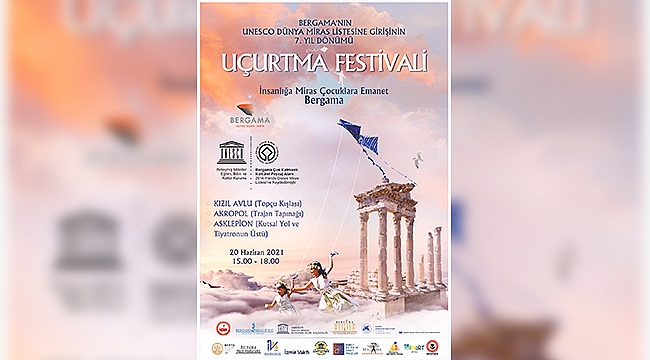 Bergama diğer UNESCO Dünya Mirası Alanları’na Uçurtmalarla selam göndermeye hazırlanıyor