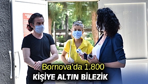 Bornova’da 1.800 kişiye Altın Bilezik 