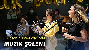 Buca’nın sokaklarında müzik şöleni