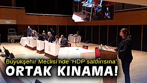 Büyükşehir Meclisi'nde 'HDP saldırısına' ortak kınama!