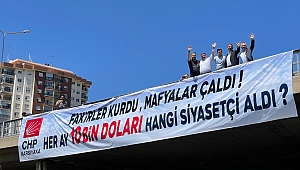 CHP Karşıyaka’dan pankart hamlesi