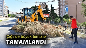 Çiğli’de büyük temizlik tamamlandı: 3 bin ton moloz ve 13 ton ambalaj atığı toplandı
