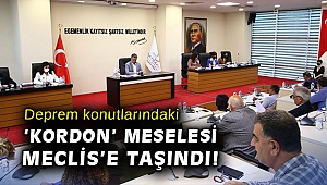 Deprem konutlarındaki 'kordon' meselesi Meclis'e taşındı!