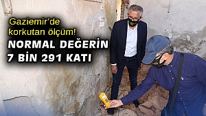 Gaziemir'de korkutan ölçüm! Normal değerin 7 bin 291 katı