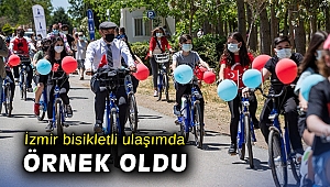 İzmir bisikletli ulaşımda örnek oldu