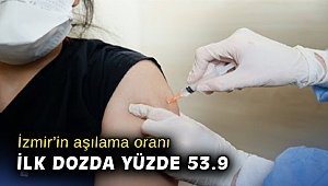 İzmir’in aşılama oranı ilk dozda yüzde 53.9