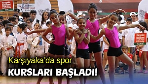 Karşıyaka’da spor kursları başladı!