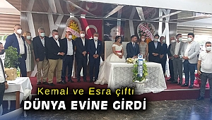 Kemal ve Esra çifti dünya evine girdi