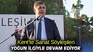 Kent’te Sanat Söyleşileri yoğun ilgiyle devam ediyor 