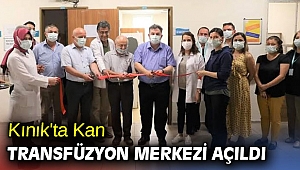 Kınık'ta Kan Transfüzyon merkezi açıldı