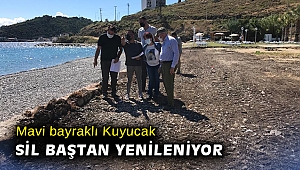 Mavi bayraklı Kuyucak sil baştan yenileniyor…