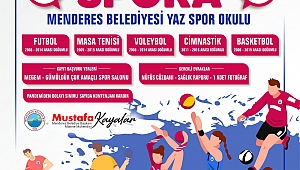Menderes Belediyesi yaz spor okulları başlıyor