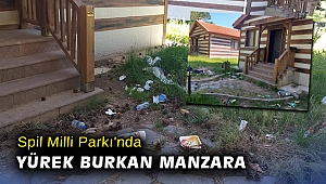 Spil Milli Parkı'nda yürek burkan manzara