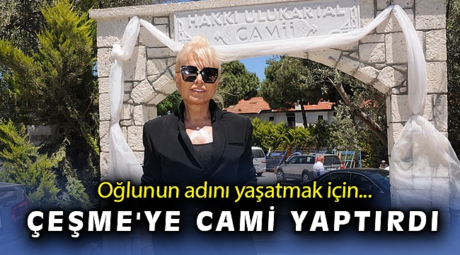 Ulukartal, oğlunun adını yaşatıyor