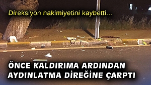 Urla'da motosiklet sürücüsü kazada hayatını kaybetti