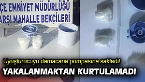 Uyuşturucuyu damacana pompasına sakladı! Yakalanmaktan kurtulamadı