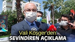 Vali Köşger'den sevindiren açıklama