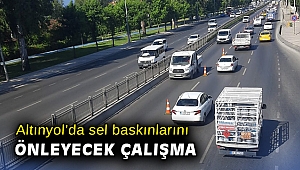 Altınyol’da sel baskınlarını önleyecek çalışma