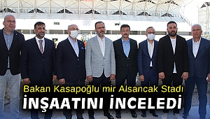 Bakan Kasapoğlu İzmir Alsancak Stadı inşaatını inceledi