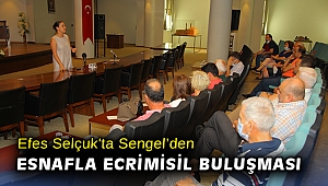 Başkan Sengel ecrimisil sorununda intikali yapılacak ilk esnaf grubuyla çözüm için buluştu