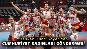 Başkan Soyer’den Cumhuriyet kadınları göndermesi