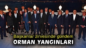 Başkanlar zirvesinde gündem orman yangınları