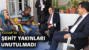 Batur, şehit ailelerini ve gazileri unutmadı