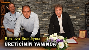 Bornova Belediyesi üreticinin yanında