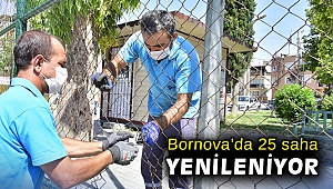 Bornova’da 25 saha yenileniyor
