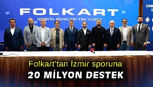Folkart'tan İzmir sporuna 20 milyon destek