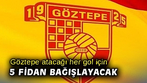 Göztepe atacağı her gol için 5 fidan bağışlayacak