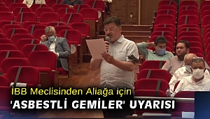 İBB Meclisinden Aliağa için 'asbestli gemiler' uyarısı